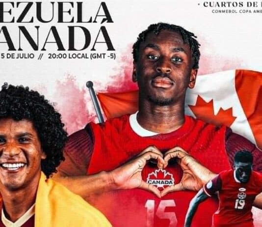 Venezuela vs. Canadá por el segundo cupo a semifinales de la Copa América.
