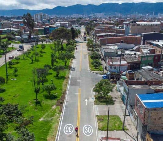 La Avenida Ferrocarril del Sur fue entregada en Kennedy, Bogotá,