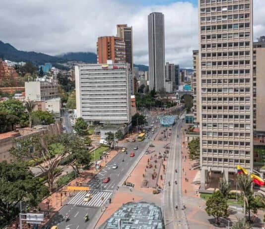 Carrera séptima en Bogotá