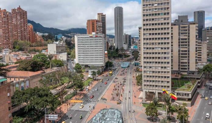 Carrera séptima en Bogotá