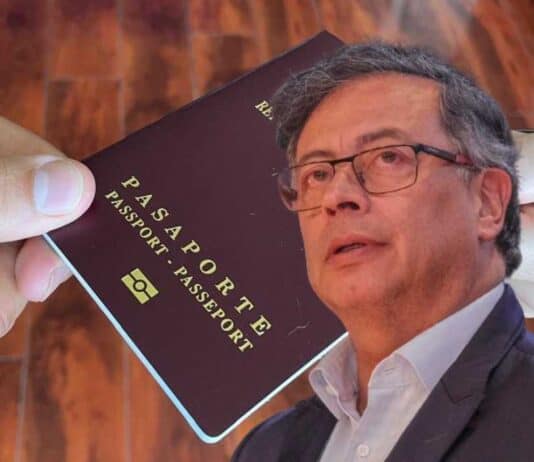 Precio del pasaporte de Colombia