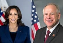 Kamala Harris y Tim Walz