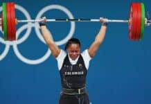 Mari Leivis Sánchez, pesista colombiana gana medalla de plata