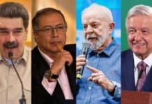 Maduro, Petro, Lula y AMLO