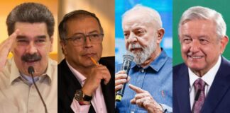 Maduro, Petro, Lula y AMLO