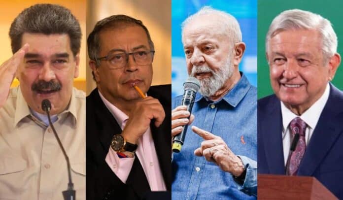 Maduro, Petro, Lula y AMLO