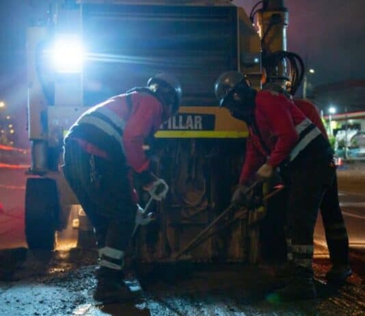 Nuevo cierre en puente de la Autopista Norte, en Bogotá.