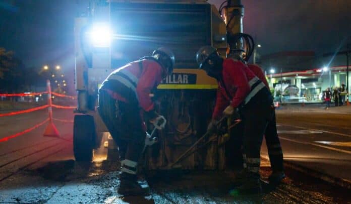 Nuevo cierre en puente de la Autopista Norte, en Bogotá.