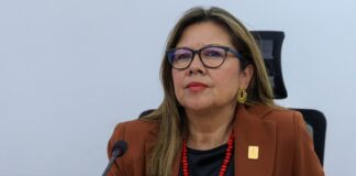 Luz Adriana Camargo, fiscal general de la Nación, en reunión en la Casa de Nariño