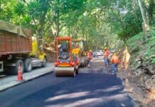 Obras en la vía Medellín - Bogotá de parte del Invías