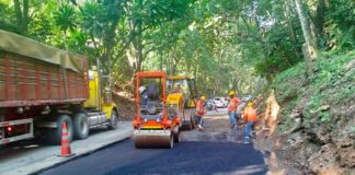 Obras en la vía Medellín - Bogotá de parte del Invías