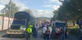 Paro camionero en Colombia