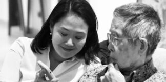 Keiko y Alberto Fujimori.