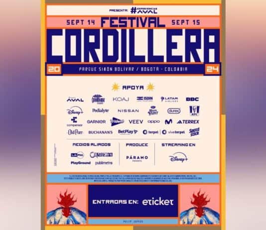 Cartel del Festival Cordillera 2024.