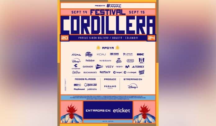 Cartel del Festival Cordillera 2024.