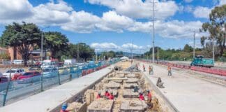 Obras TransMilenio Avenida 68 octubre de 2024