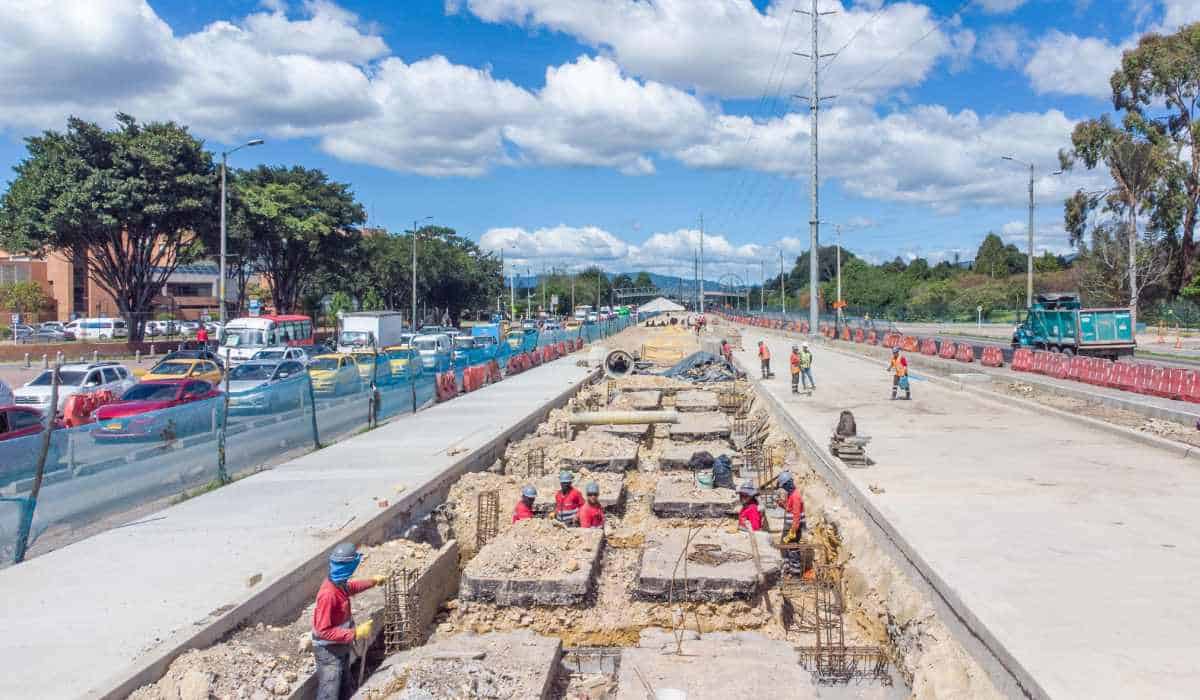 Se reactivaron las obras en importante tramo de un megaproyecto en Bogotá