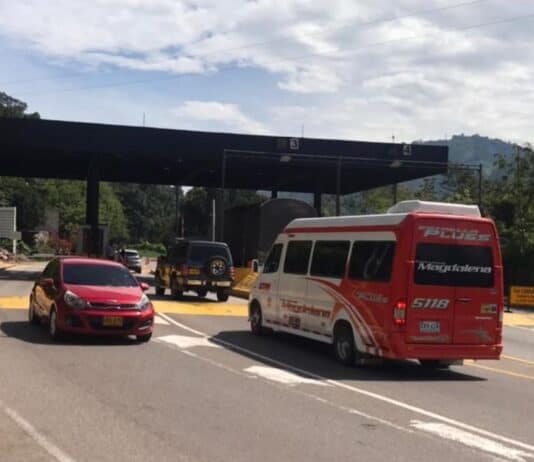 Peaje Rionegro en Santander