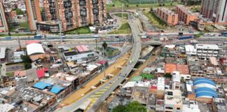 Nuevo puente en el sur de Bogotá