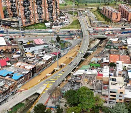 Nuevo puente en el sur de Bogotá