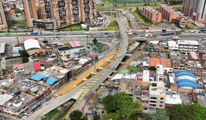 Nuevo puente en el sur de Bogotá