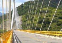 Puente Hisgaura en la vía Curos - Málaga, en Santander