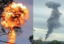 Erupción del volcán San José Mulatos