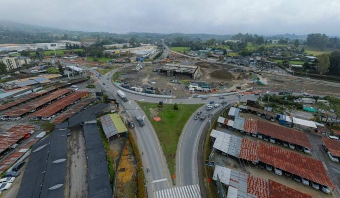 Intercambiador vial aeropuerto de Rionegro