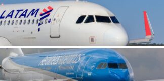 Latam Airlines y Aerolíneas Argentinas