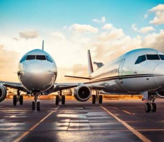 Aviones parqueados