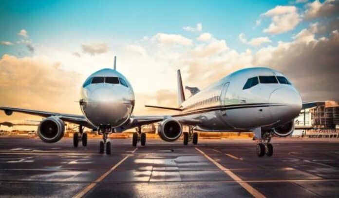 Aviones parqueados