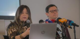 María Fernanda Rojas ministra de Transporte y Francisco Ospina presidente de la ANI