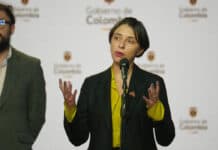 Ministra de Agricultura, Martha Carvajalino