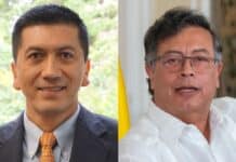 Gustavo Petro y Arbey Gómez de Internexa