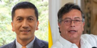 Gustavo Petro y Arbey Gómez de Internexa