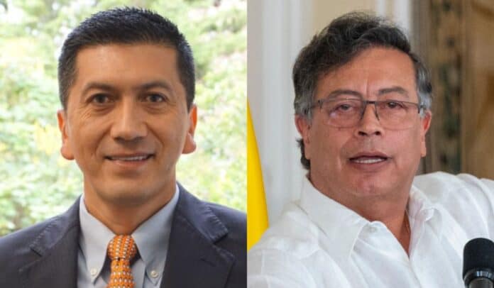 Gustavo Petro y Arbey Gómez de Internexa