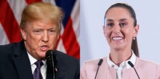 Donald Trump y Claudia Sheinbaum Estados Unidos y México