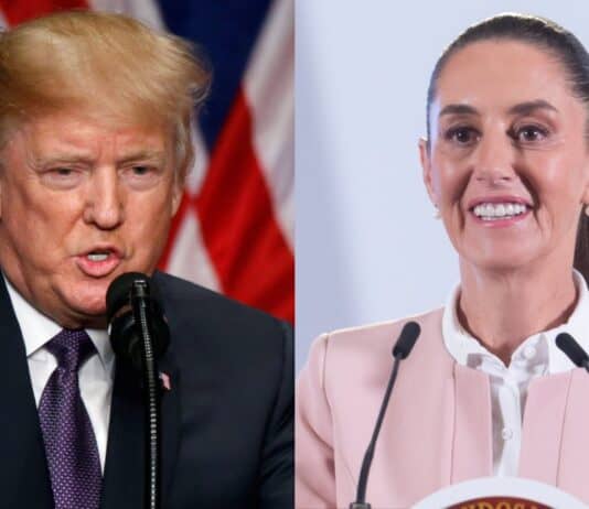 Donald Trump y Claudia Sheinbaum Estados Unidos y México