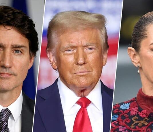 Trudeau, Trump y Sheinbaum