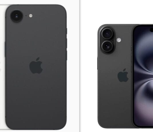 iPhone 16e y iPhone 16