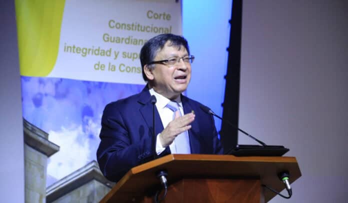 Presidente de la Corte Constitucional, Jorge Enrique Ibáñez