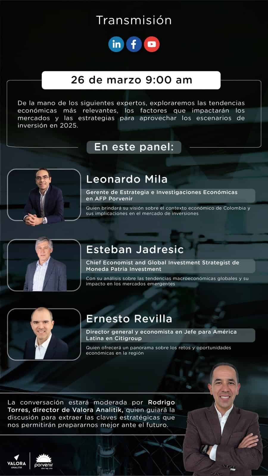 Foro virtual - Panorama económico 2025